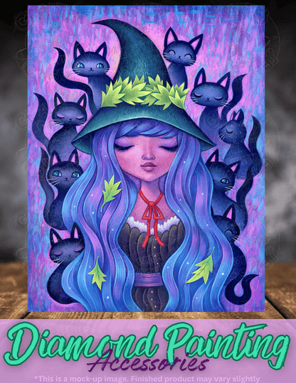 "The Witch's Black Cats" by ©Jeremiah Ketner Premium Accessories for Diamond Painting
