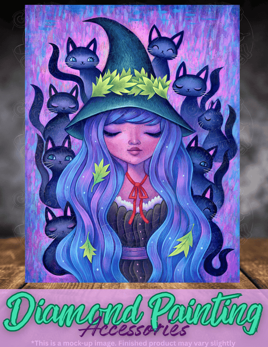 "The Witch's Black Cats" by ©Jeremiah Ketner Premium Accessories for Diamond Painting