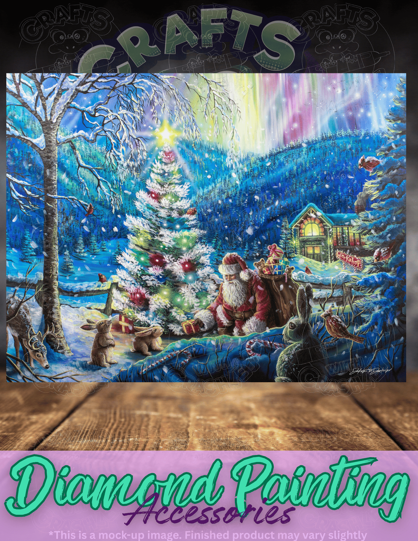 "Christmas Scene" by ©Dakota Daetwiler Premium Accessories for Diamond Painting