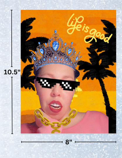 "Thug Life Tammy" Decorative Diamond Painting Release Papers