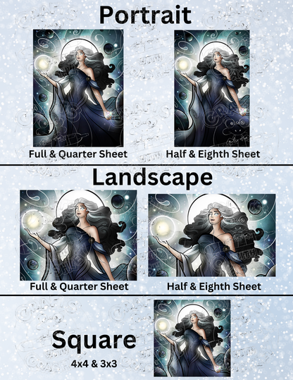 "Wisdom Cries" by ©Mandie Manzano Premium Decorative Release Papers for Diamond Painting