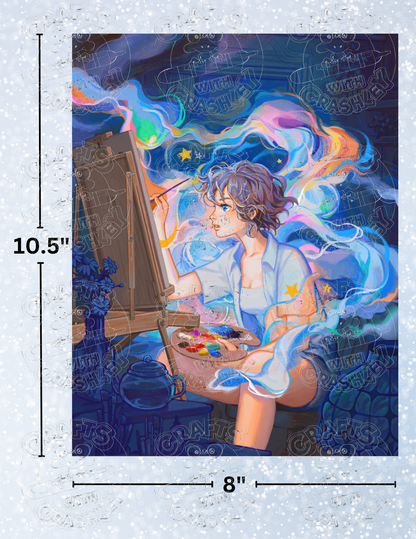 "Away From it All" By ©Ivy Dolamore Decorative Diamond Painting Release Papers