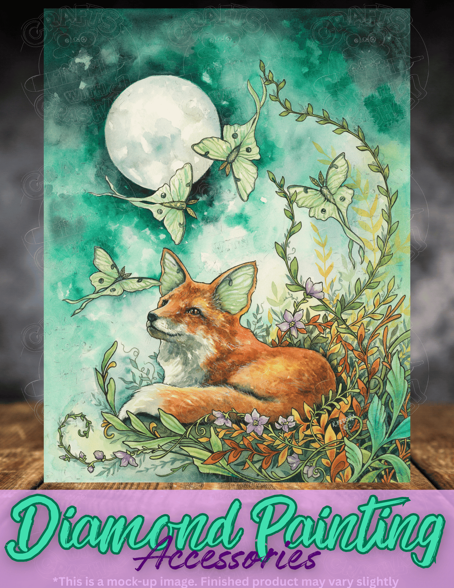 "Among Friends" by ©Kat Fedora Premium Accessories for Diamond Painting