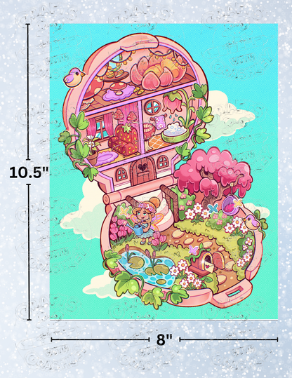 "Fairy Pocket House" by ©Mrs Butter D Decorative Diamond Painting Release Papers