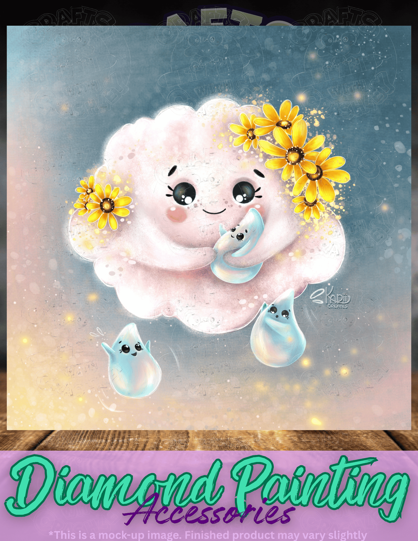 "Mum Life" by ©Karii Creates Premium Accessories for Diamond Painting