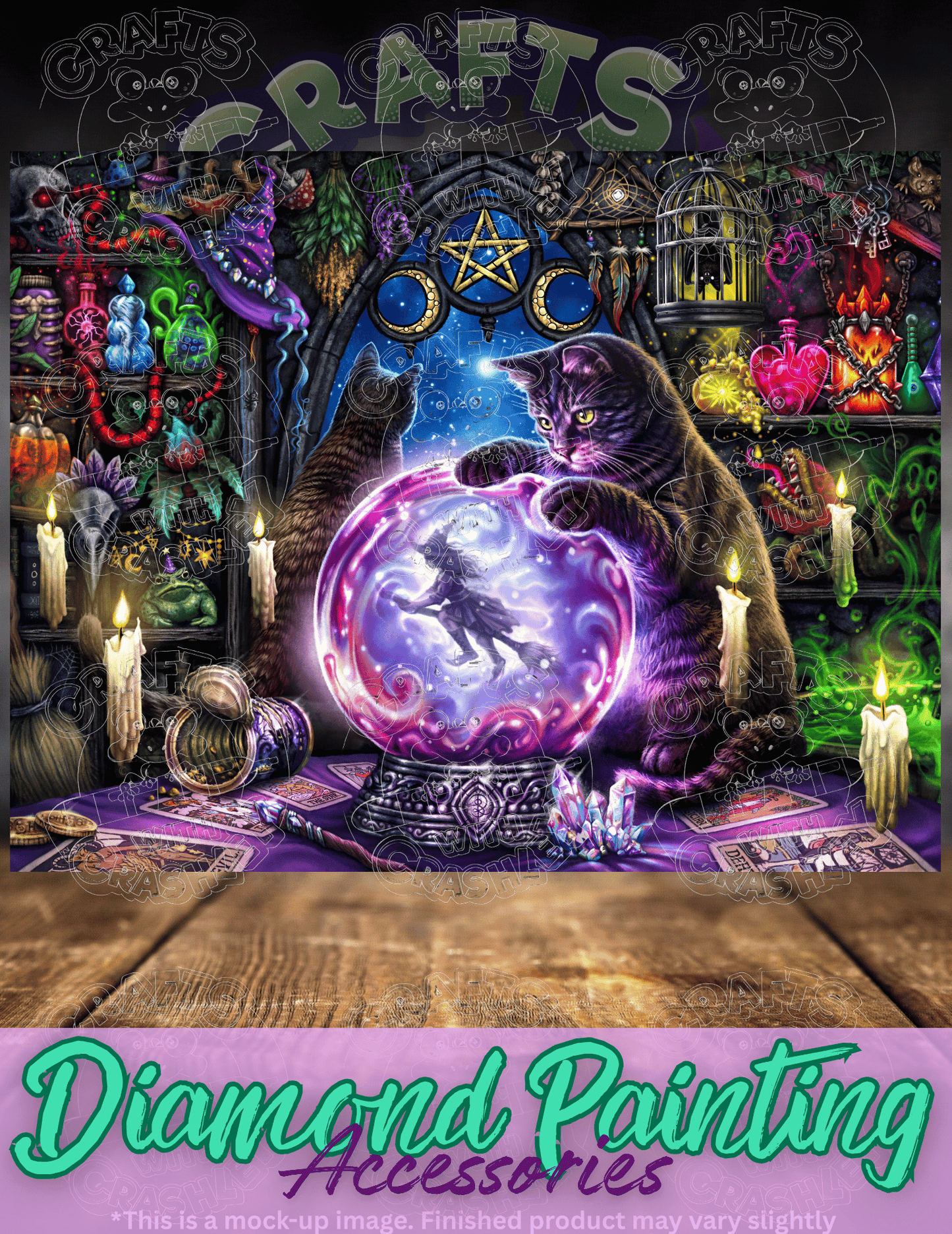 "Feed the Cat" by ©Sarah Richter Premium Accessories for Diamond Painting