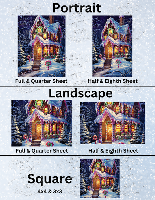 "The Sweet Winter Retreat" by ©Auclair Studio Premium Decorative Release Papers for Diamond Painting