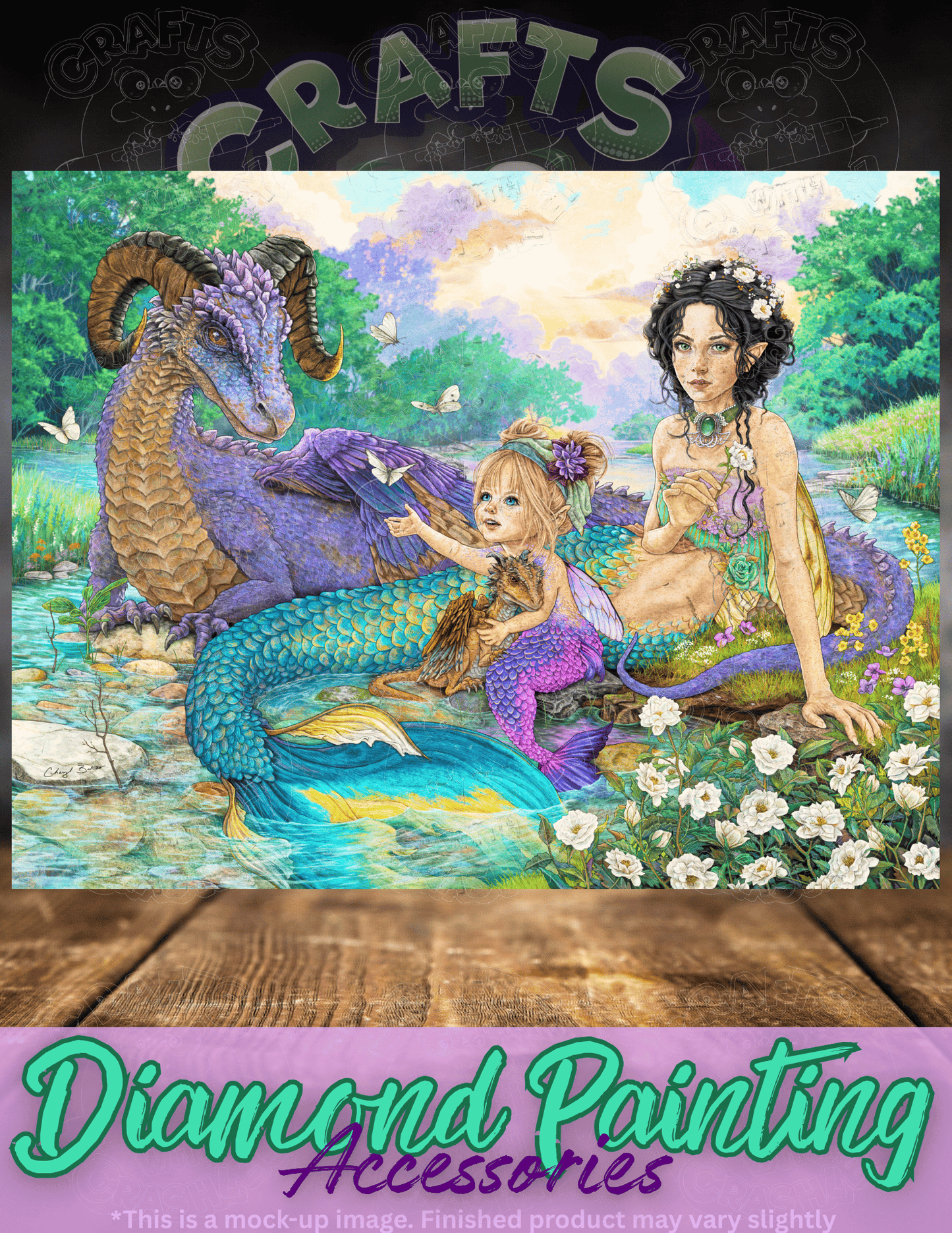 "Timeless Devotion" by ©Cheryl Baker Premium Accessories for Diamond Painting