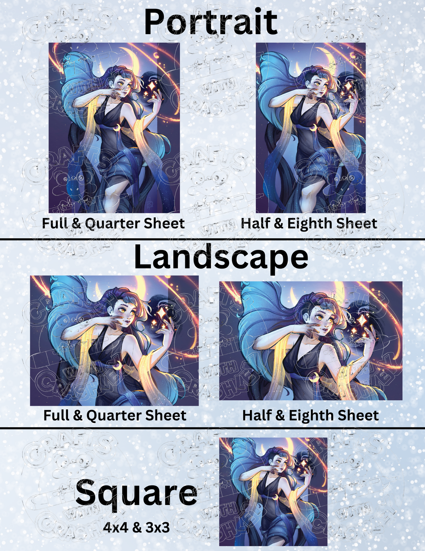 Product Bundle "Goddess of Night" by ©ChrissaBug