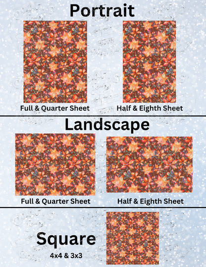 "Mystic Autumn" Premium Decorative Release Papers for Diamond Painting