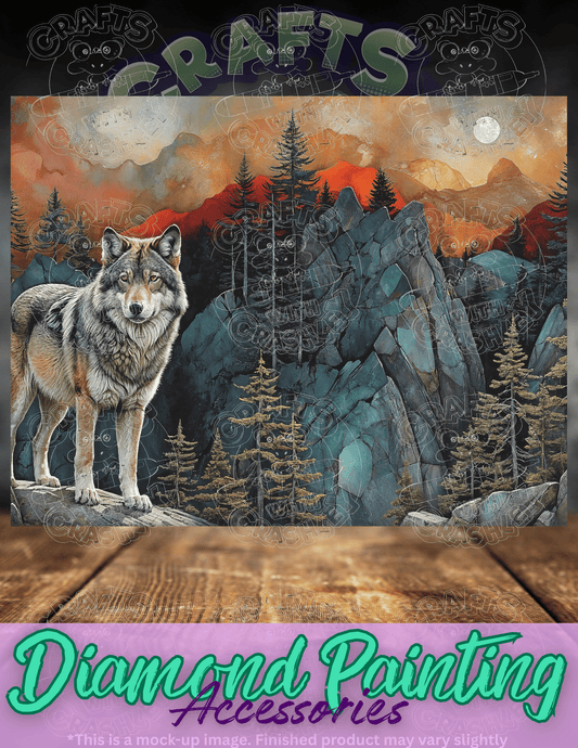 "The Way of the Wolf" by ©Peggy Collins Premium Accessories for Diamond Painting