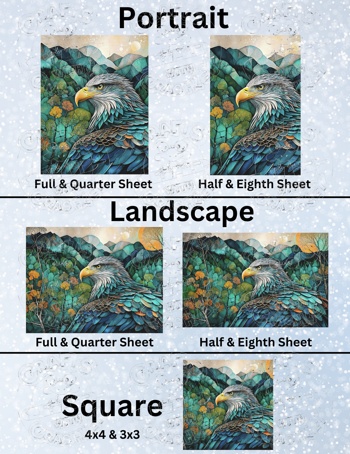 Product Bundle "Eagle Lookout" by ©Peggy Collins