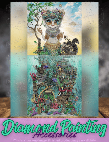 "The Mermaid Kingdom" by ©Cheryl Baker Premium Accessories for Diamond Painting
