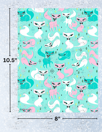 "Swanky Kittens" By ©Miss Fluff Decorative Diamond Painting Release Papers