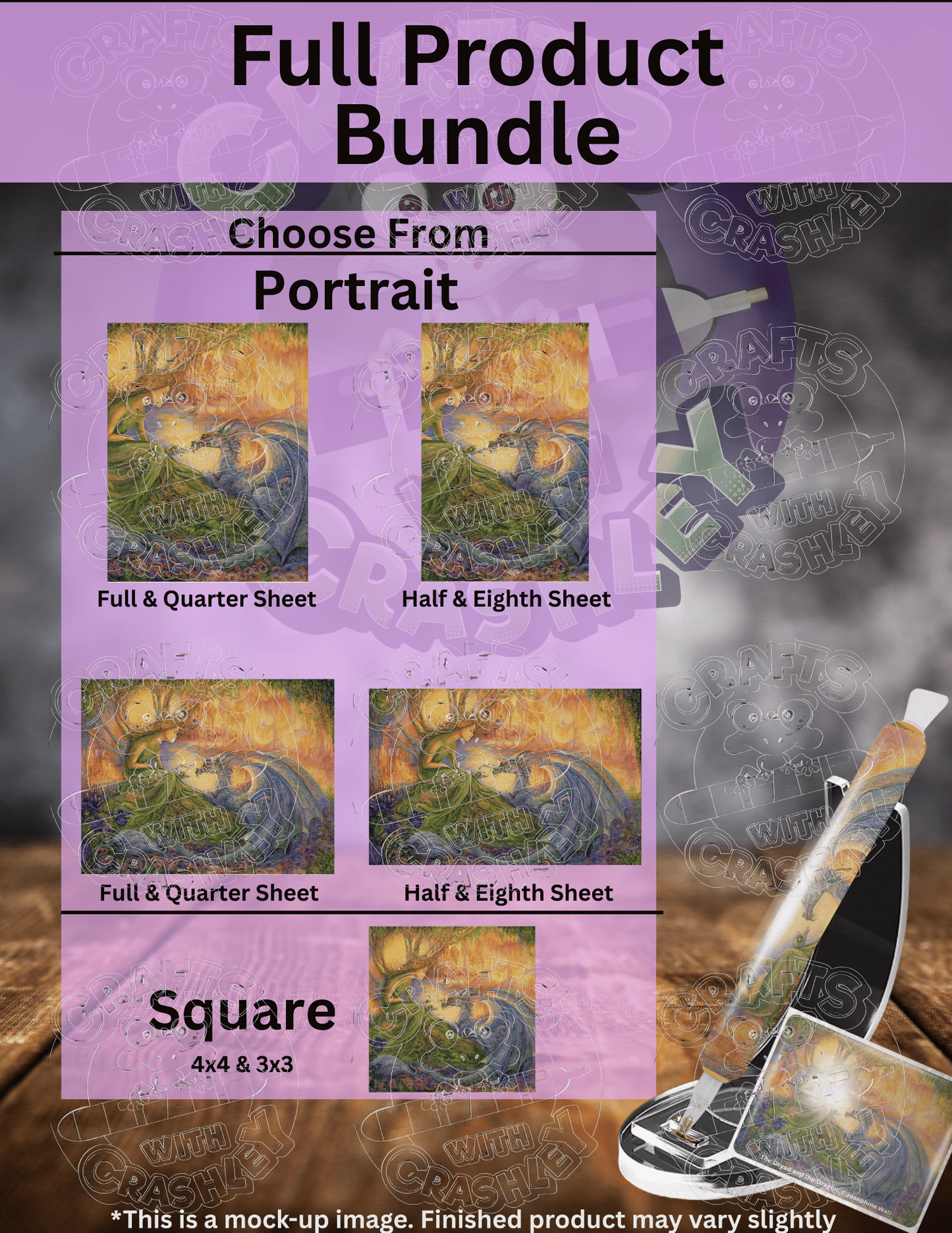 "The Dryad and the Dragon" by ©Josephine Wall Premium Accessories for Diamond Painting