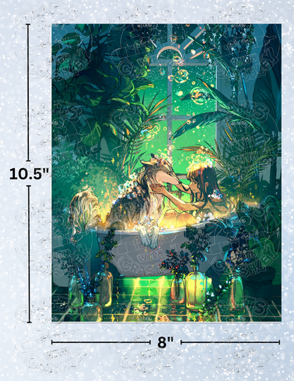 "Bathtime" by ©Yuumei Decorative Diamond Painting Release Papers