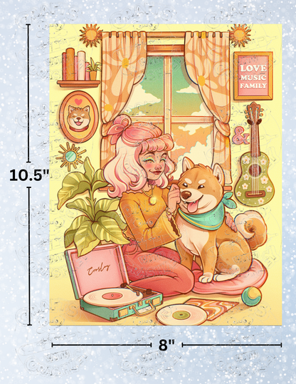 "Love, Music, & Family" by ©Mrs Butter D Decorative Diamond Painting Release Papers