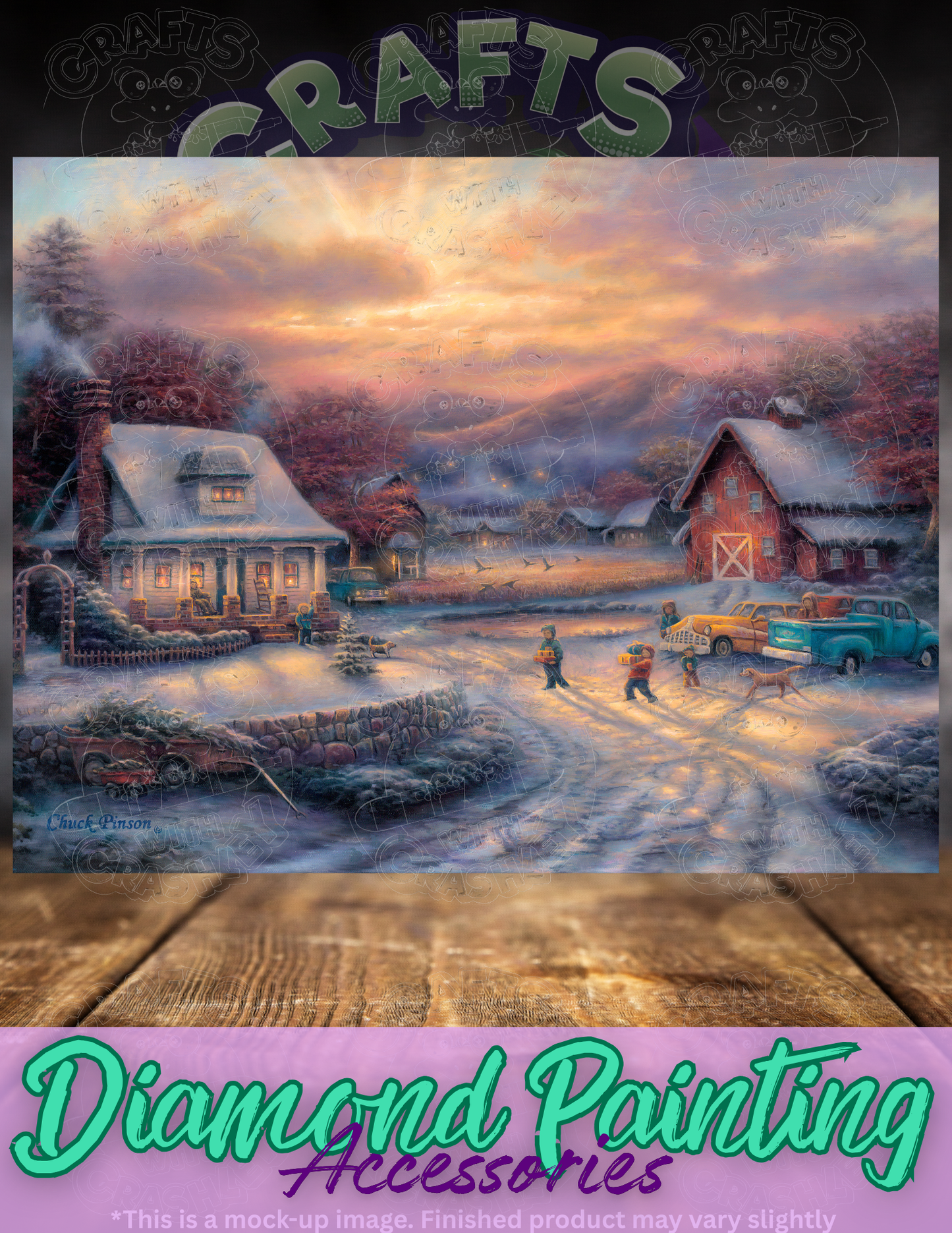 "Country Holiday" by ©Chuck Pinson Premium Accessories for Diamond Painting