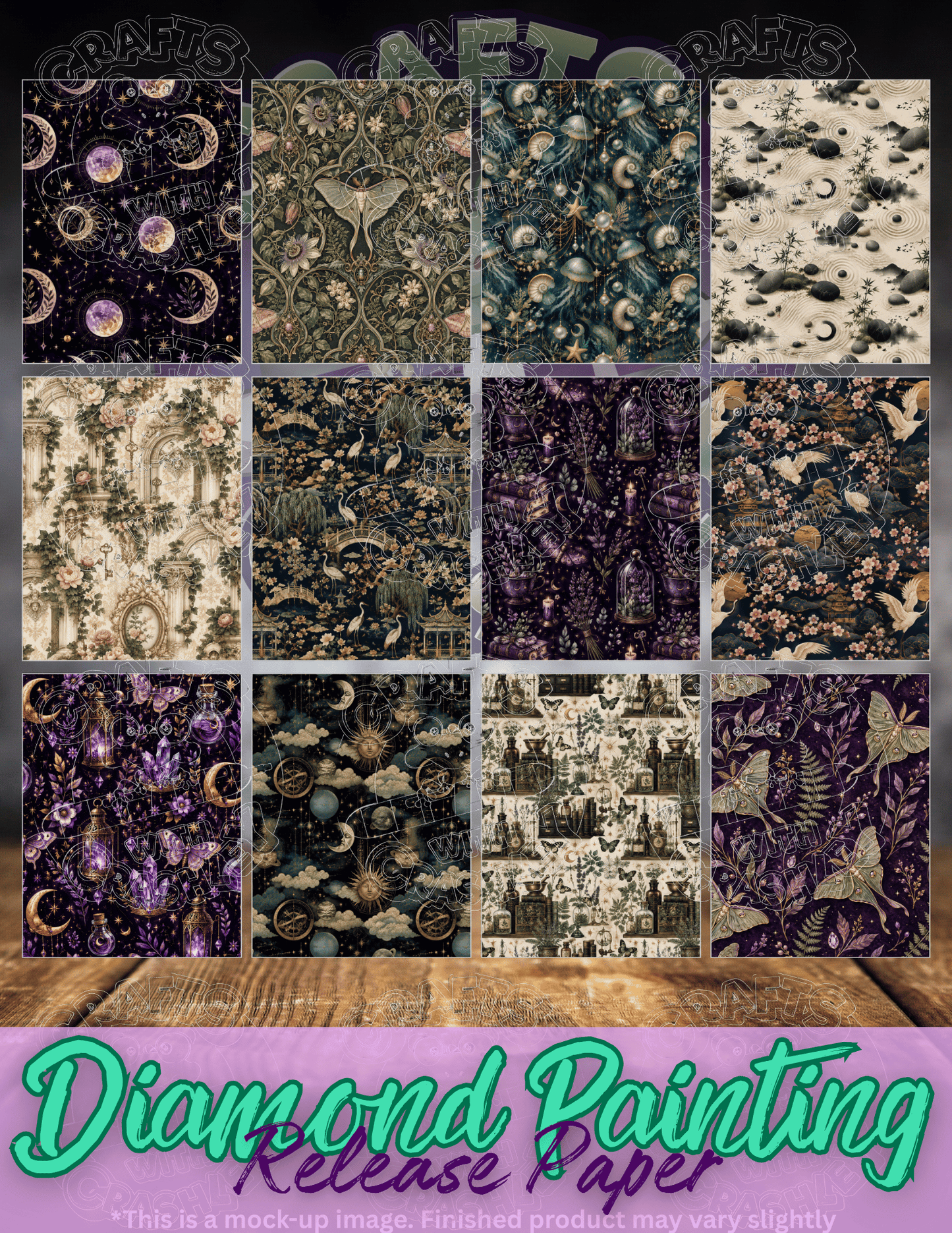 Twilight Witch Combo Pack Premium Release Paper for Diamond Painting