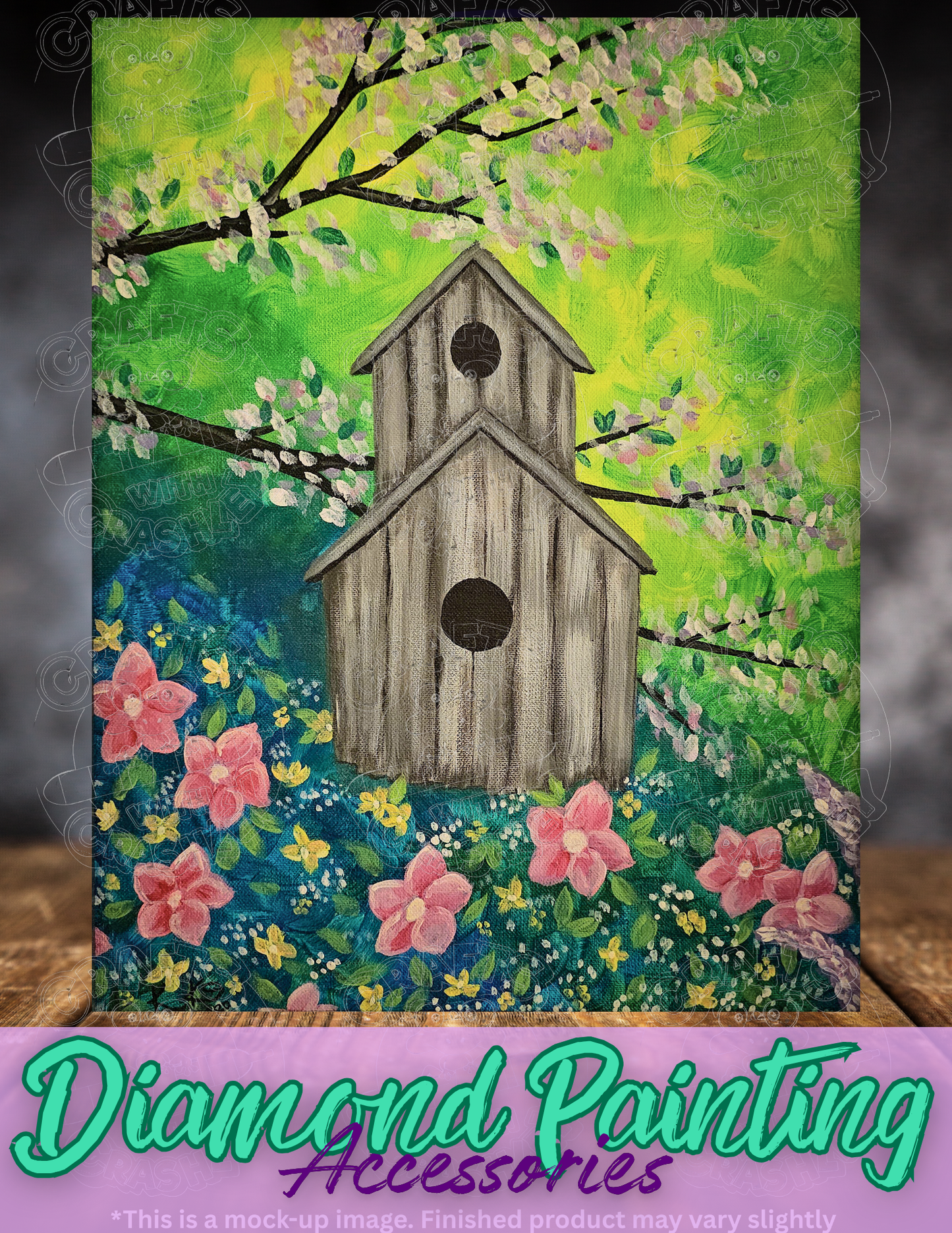 "Bird House" by ©Kaleena Kollmeier Premium Accessories for Diamond Painting