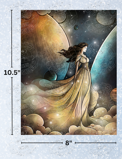 "Heir of Heaven" by ©Mandie Manzano Decorative Diamond Painting Release Papers