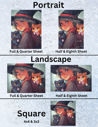 Product Bundle "Feline Familiars" by ©ChrissaBug