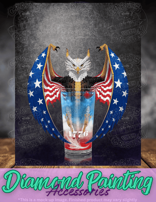 "Red, White, & Blue Cocktail" by ©Stanley Morrison Premium Accessories for Diamond Painting