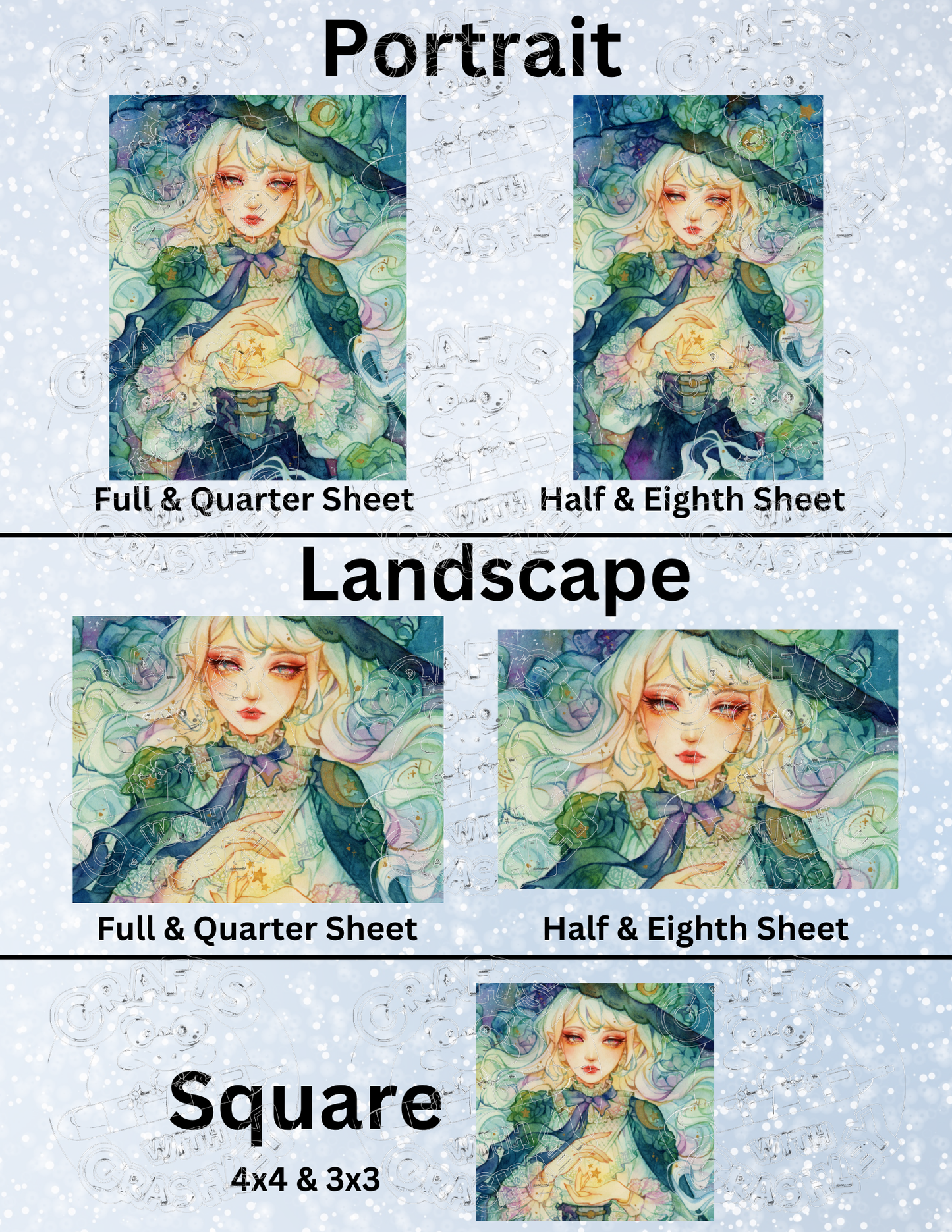 "Satura" by ©Margaret Morales Premium Decorative Release Papers for Diamond Painting