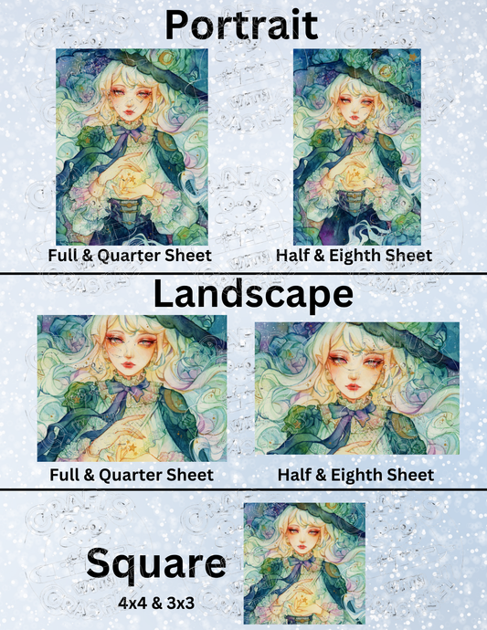 "Satura" by ©Margaret Morales Premium Decorative Release Papers for Diamond Painting