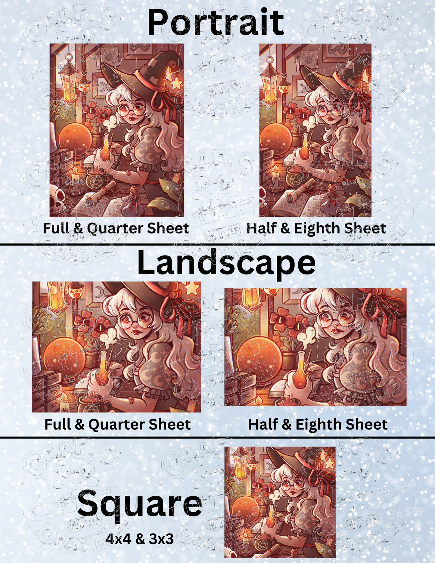 "Witchcraft Room" by ©Mrs Butter D Premium Decorative Release Papers for Diamond Painting