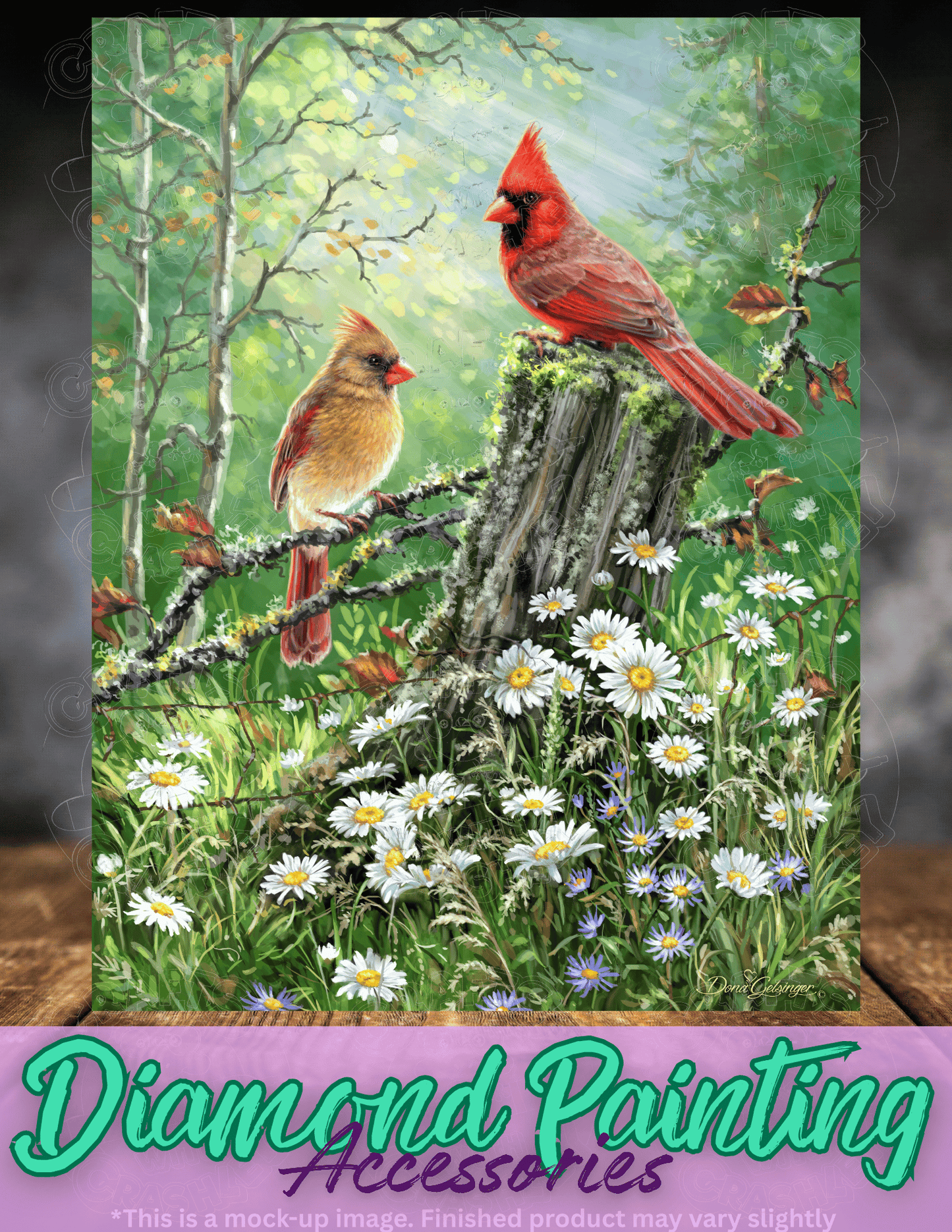 "Golden Light" by ©Dona Gelsinger Premium Accessories for Diamond Painting