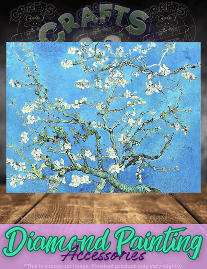"Almond Blossoms" by Vincent Van Gogh Premium Accessories for Diamond Painting