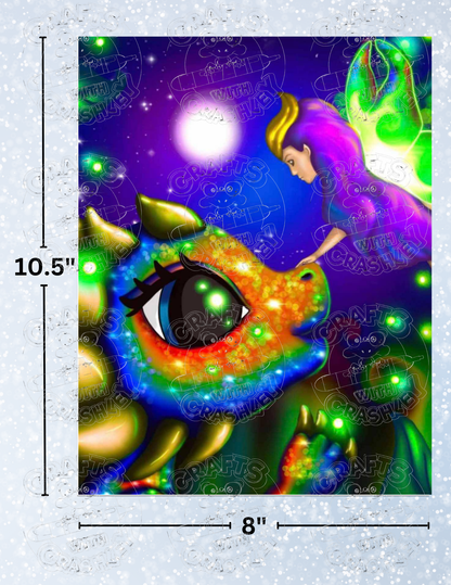 "Away with the Fairies" by Emma Casey Decorative Diamond Painting Release Papers