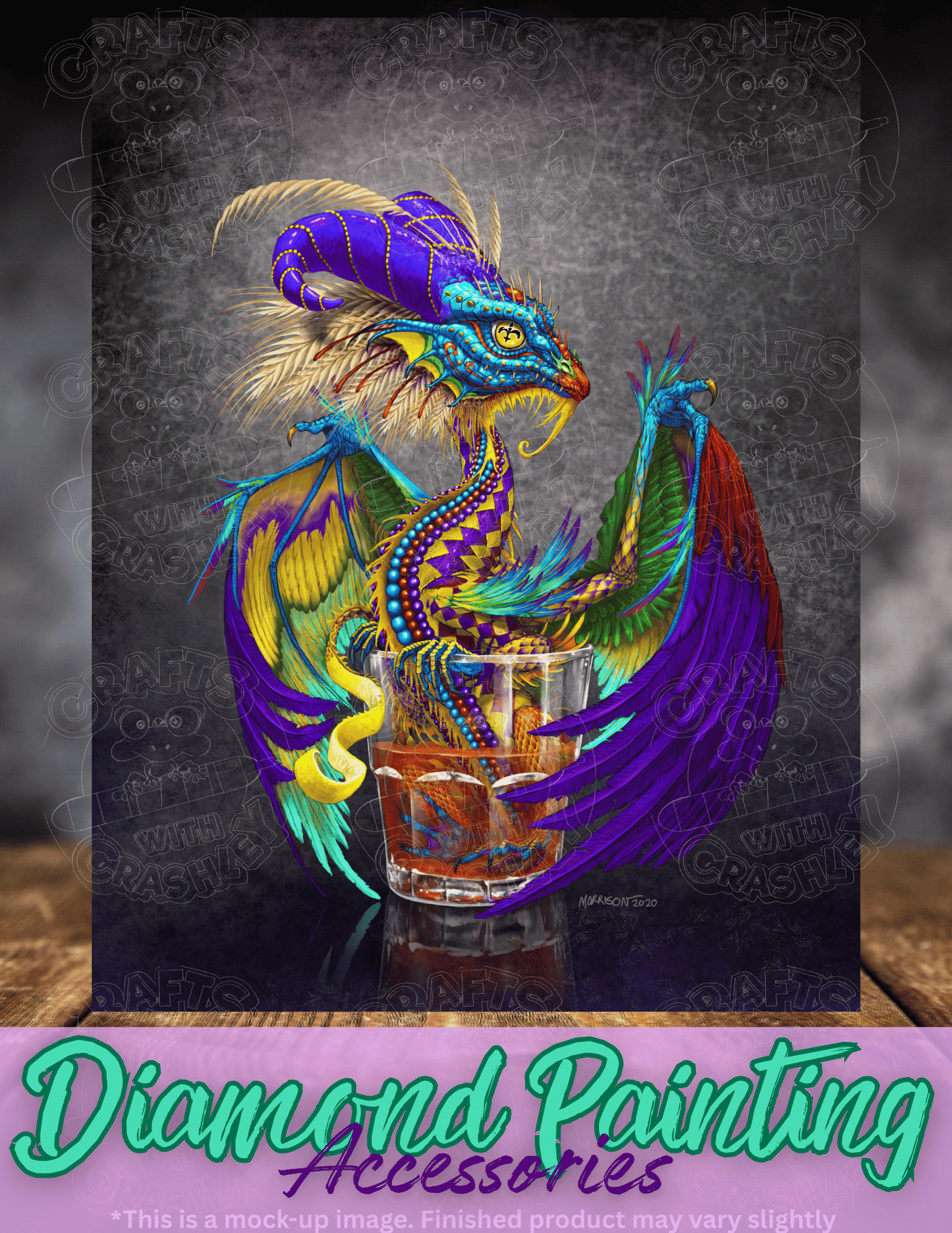 "Sazerac Dragon" by ©Stanley Morrison Premium Accessories for Diamond Painting