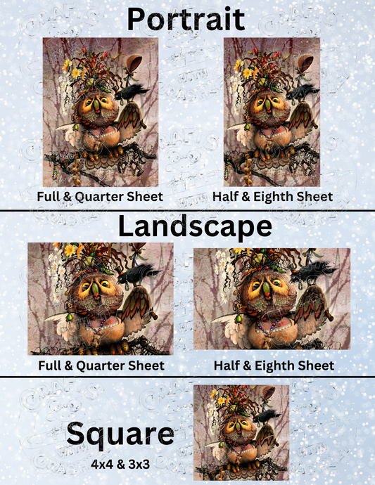 "Mae Mae" by ©Richard Lorenz Premium Decorative Release Papers for Diamond Painting