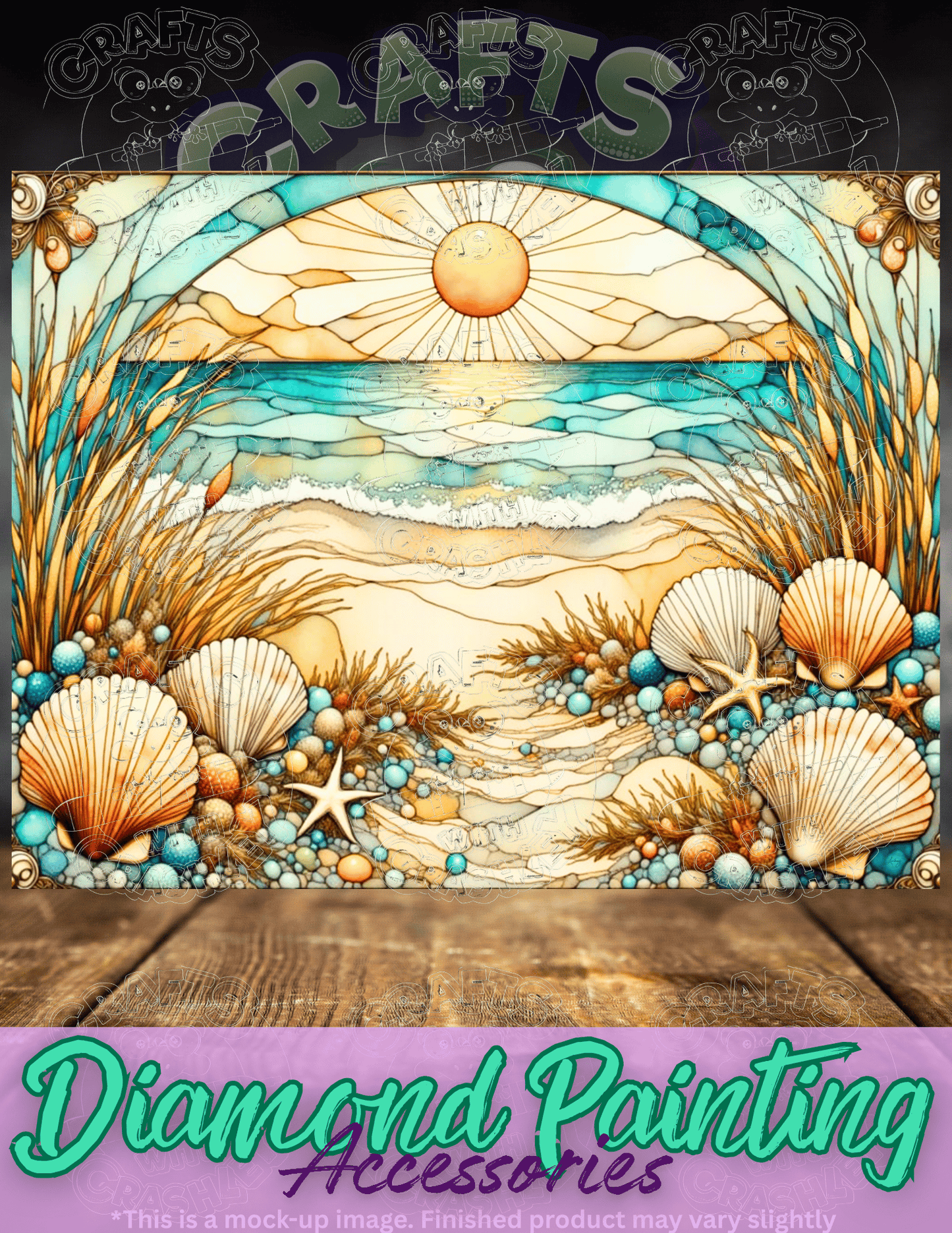 "Sea Reflections" by ©T.S. Larking Premium Accessories for Diamond Painting