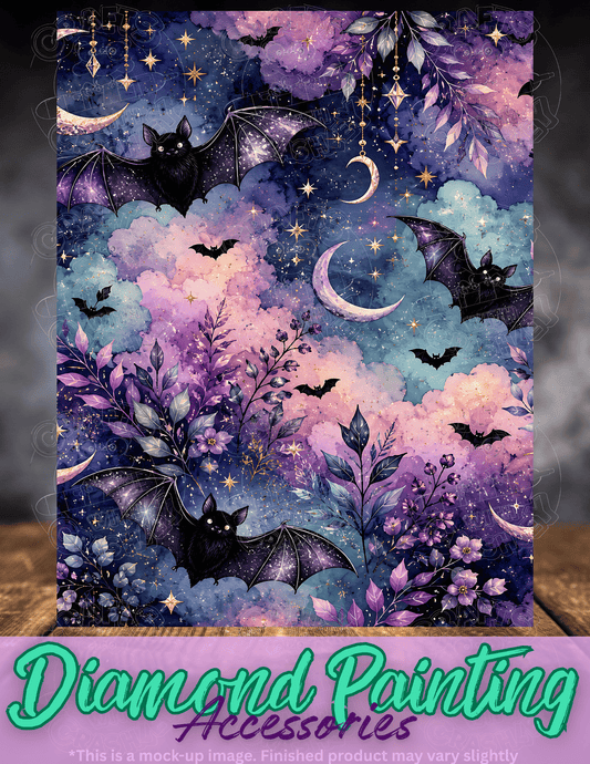 "Gothic Bats" Premium Accessories for Diamond Painting