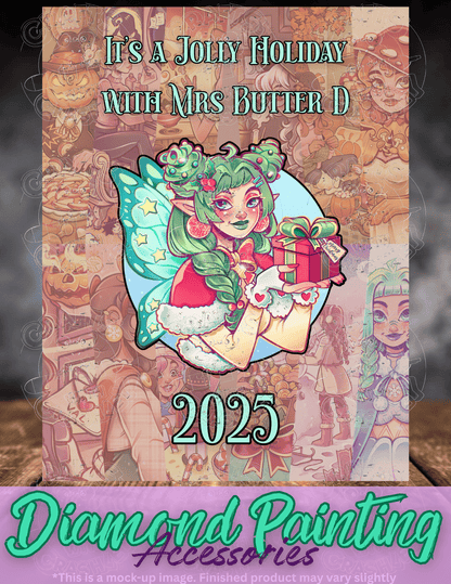 "It's a Jolly Holiday with Mrs Butter D 2025" by ©Mrs Butter D Premium Accessories for Diamond Painting