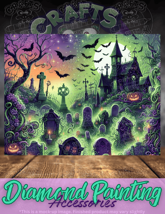 "Haunted Hilltop" Premium Accessories for Diamond Painting