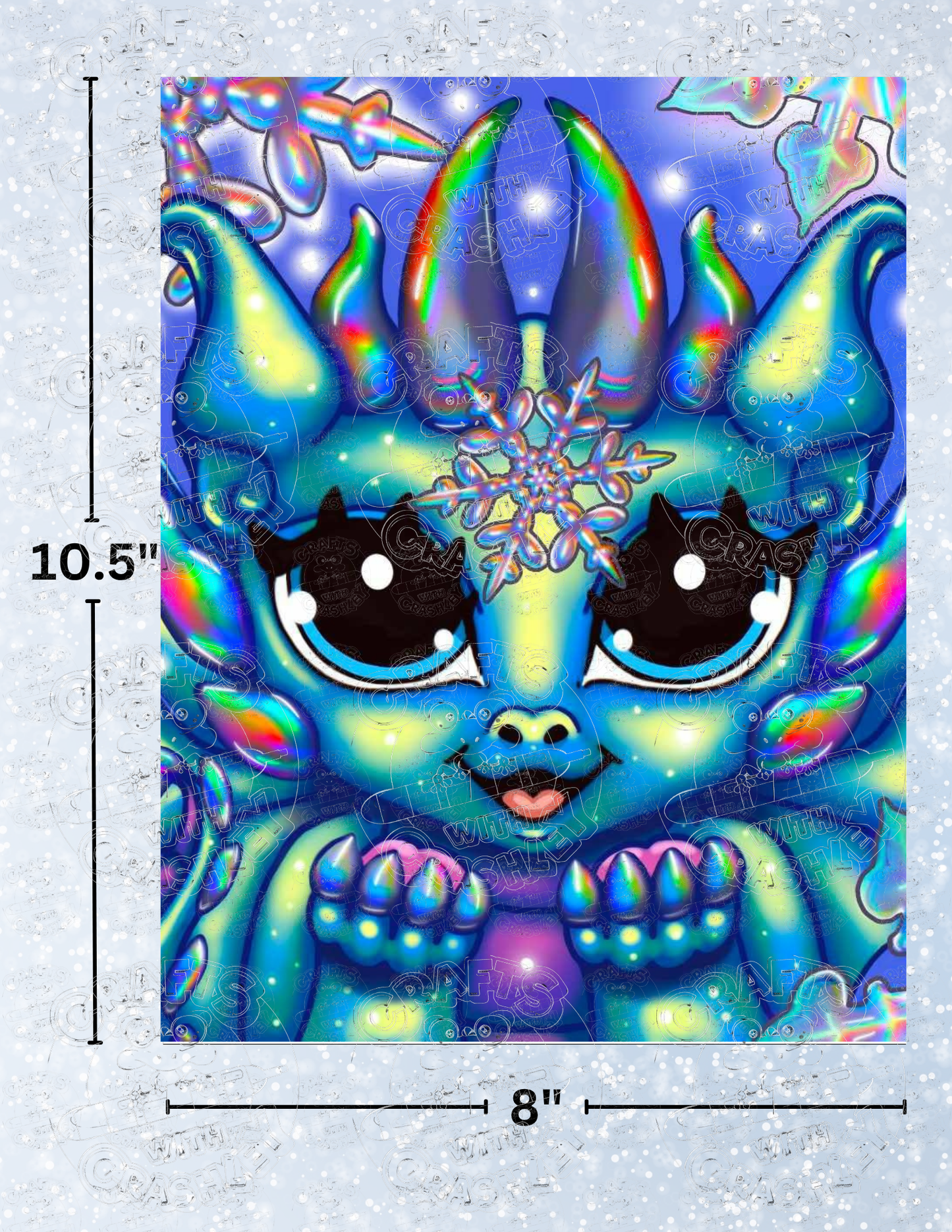 "Winter Dragon" by Emma Casey Decorative Diamond Painting Release Papers