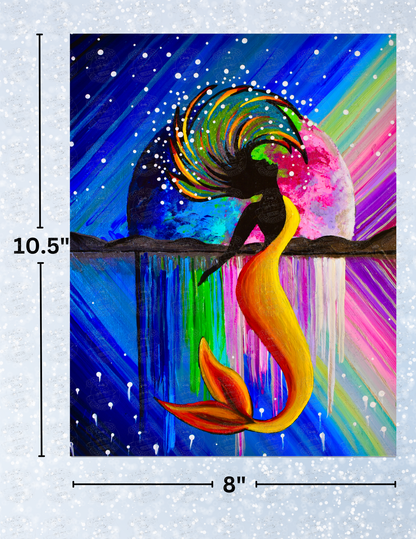 "Spirit of the Sea" by ©Deborah Malcolm Decorative Diamond Painting Release Papers