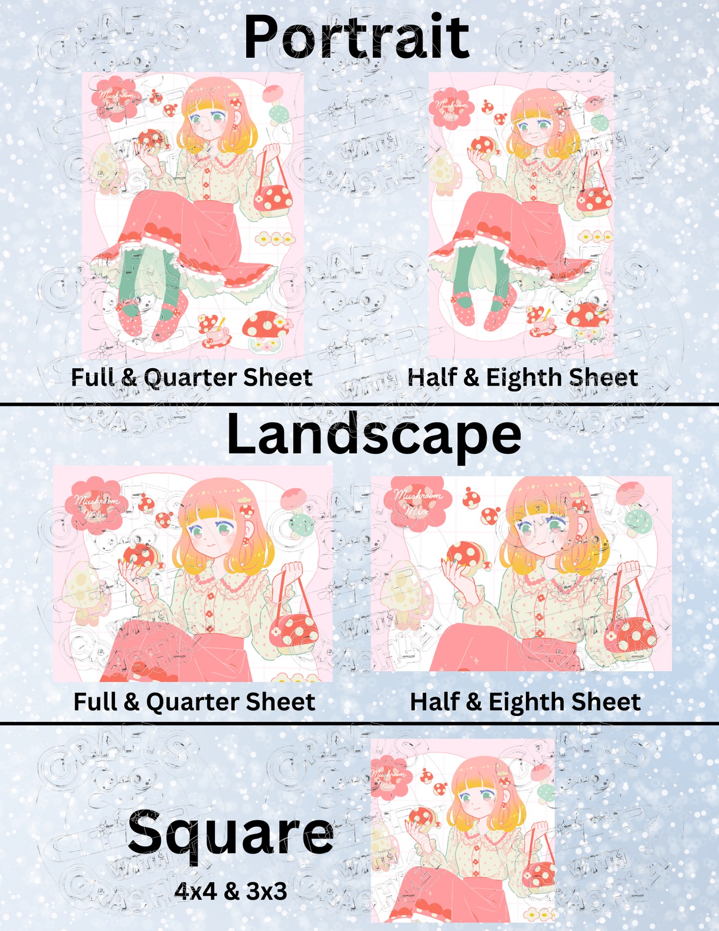 Product Bundle "Mushroom Mix" by ©Hiroko Hashimoto