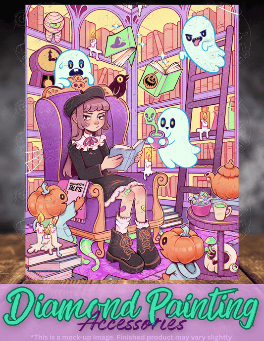 "Haunted Library" by ©Mrs Butter D Premium Accessories for Diamond Painting