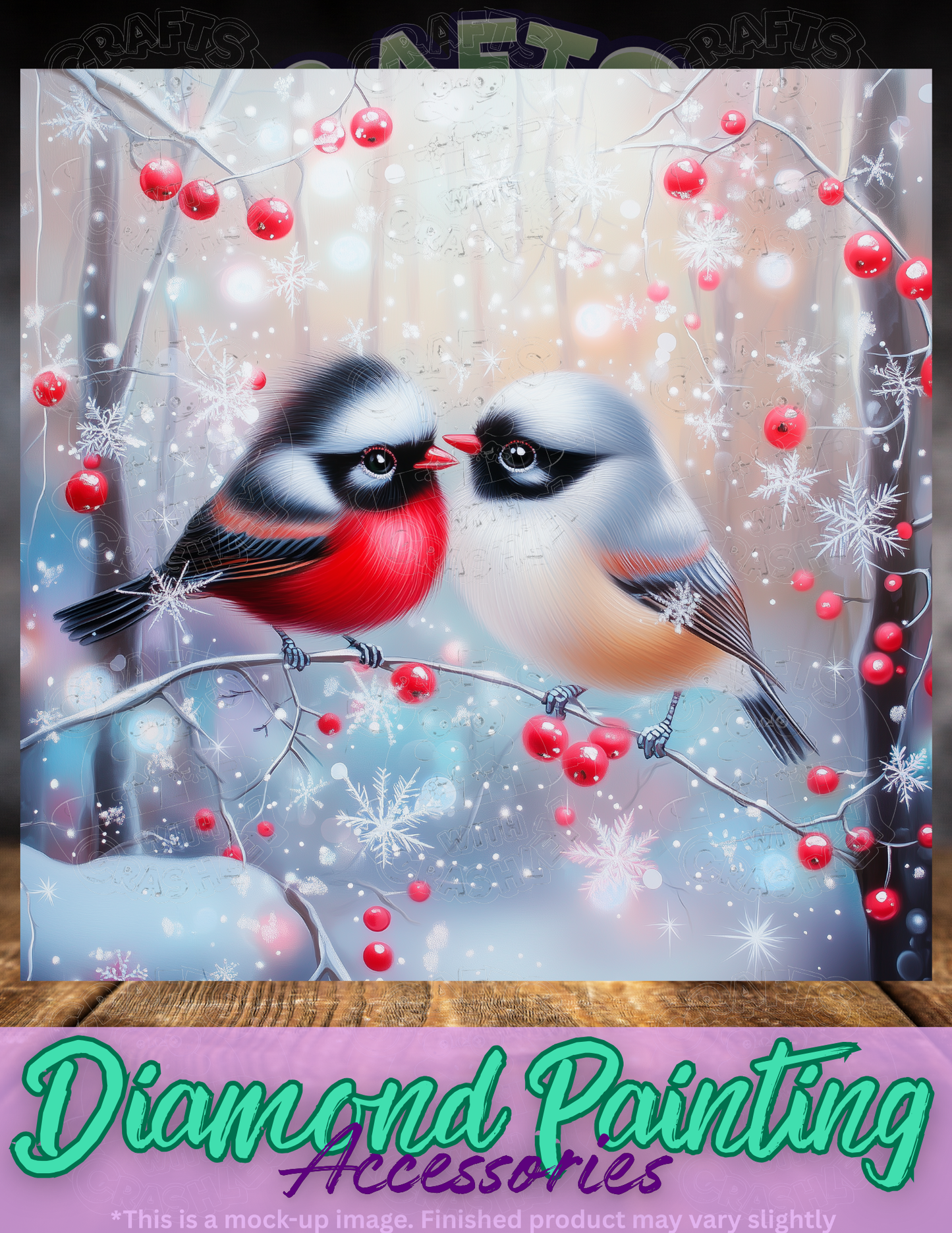 "Feathered Blush" by ©Cocomarshmallow Premium Accessories for Diamond Painting