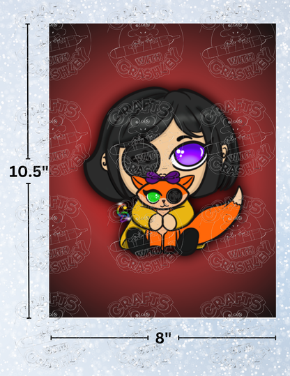 "Karalina & Roxi" by Mrs Coffee Decorative Diamond Painting Release Papers