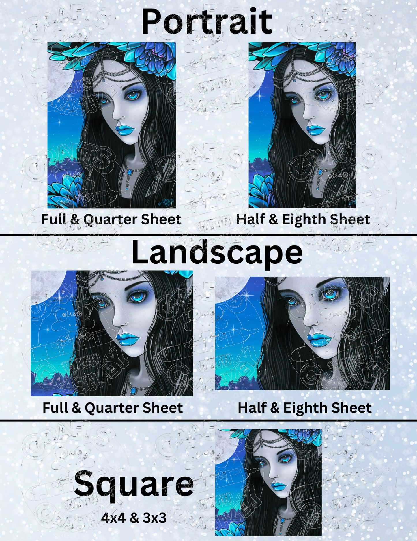 "Nalin" by ©Myka Jelina Premium Decorative Release Papers for Diamond Painting