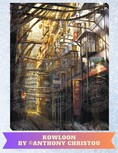 "Kowloon" by ©Anthony Christou Premium Decorative Release Papers for Diamond Painting