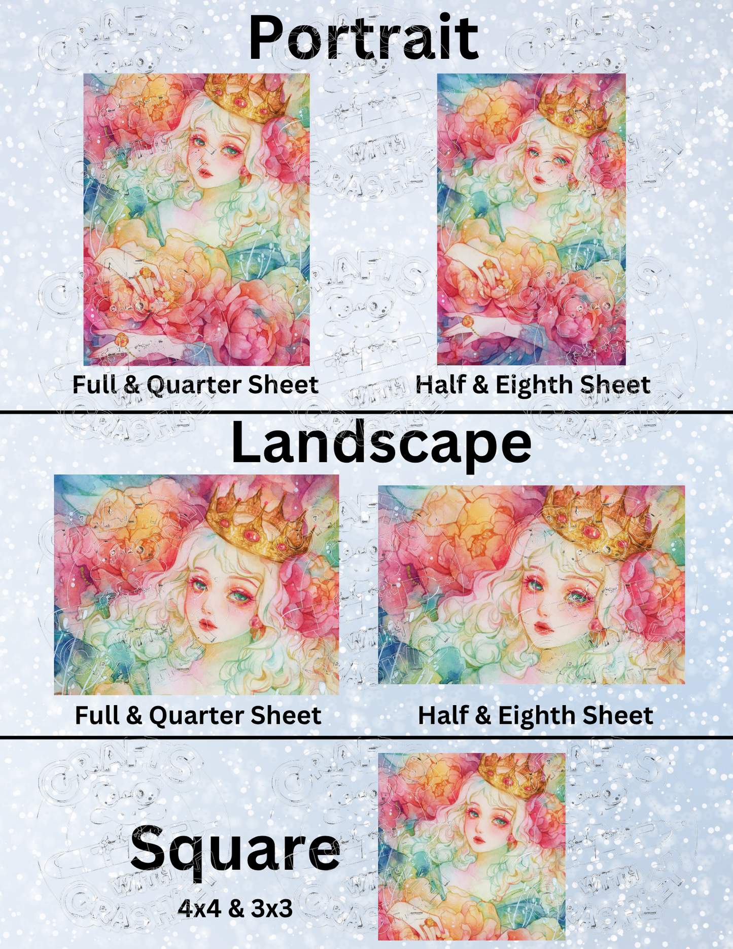 "Chroma" by ©Margaret Morales Premium Decorative Release Papers for Diamond Painting