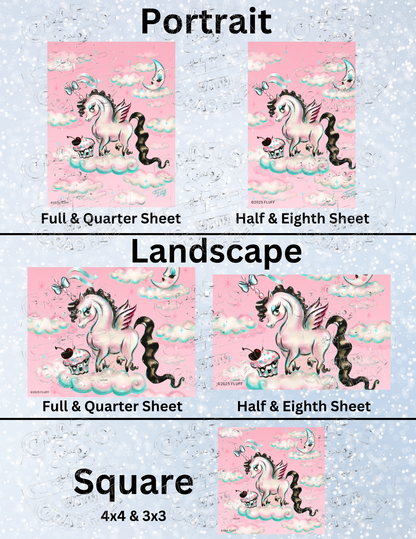 Product Bundle "Baby Unicorn Pegasus" by ©Miss Fluff