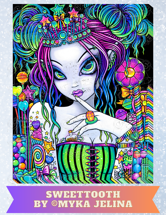 "Sweettooth" by ©Myka Jelina Premium Decorative Release Papers for Diamond Painting